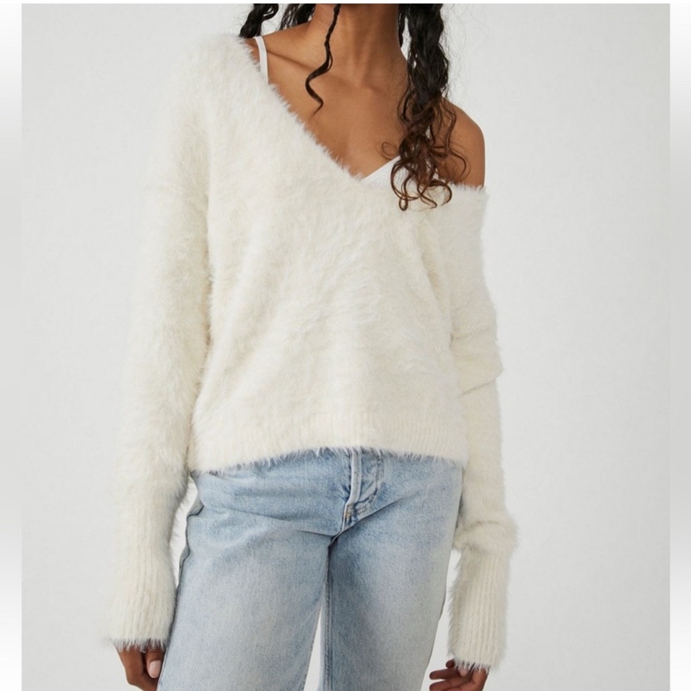 Free People Serendipity Sweater Ivory